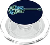 My Grass is Blue Acoustic Guitar Bluegrass Music PopSockets PopGrip pour MagSafe