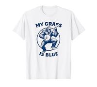 My Grass is Blue Bluegrass Banjo Bigfoot Sasquatch Festival T-Shirt