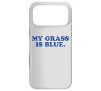 My Grass is Blue - Bluegrass Fan Retro Typography Coque pour iPhone 17 Pro Max