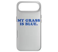 My Grass is Blue - Bluegrass Fan Retro Typography Coque pour iPhone Air