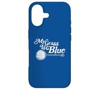 My Grass is Blue! Retro Banjo Bluegrass Typography Shirt Coque pour iPhone 17