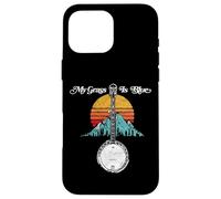 My Grass is Blue Retro Rocky Mountain Banjo Bluegrass Coque pour iPhone 16 Pro Max