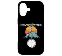 My Grass is Blue Retro Rocky Mountain Banjo Bluegrass Coque pour iPhone 17