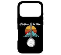 My Grass is Blue Retro Rocky Mountain Banjo Bluegrass Coque pour iPhone 17 Pro
