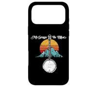 My Grass is Blue Retro Rocky Mountain Banjo Bluegrass Coque pour iPhone 17 Pro Max
