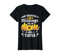 My Greatest Blessings Call Me Mom and Yiayia Tournesol T-Shirt