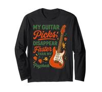 My Guitar Picks Disappear Guitar Player Musicien Guitarist Manche Longue