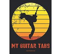 My Guitar Tabs Notebook: Guitar Blank Tablature Blook Tab For Six-String Guitar With Chord Diagram For Noting Down Songs And Own Ideas