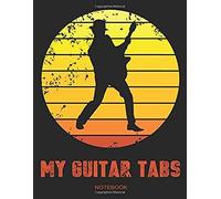My Guitar Tabs Notebook: Guitar Tablature Block Tab For Six-String Guitar With Chord Diagram For Noting Down Songs And Own Ideas