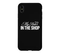 My Halo's in The Shop Funny Angel Christian Humour Coque pour iPhone XS Max