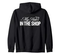My Halo's in The Shop Funny Angel Christian Humour Sweat à Capuche