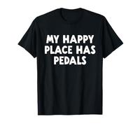 My Happy Place a des pédales et Un vélo Amusant T-Shirt