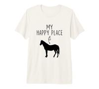 My Happy Place Horse Lover s Équitation T-Shirt Haut de Gamme