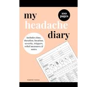 My Headache Diary: Simple Migraine Journal for Women | Headache Tracker Log Book | Record Triggers, Pain Levels, Symptoms, Relief Measures, Duration & More | 100 Pages | Small 6×9 Size Notebook