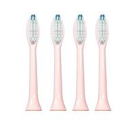 My Heal | Brosse à dent électrique Sonique | Batterie de 3 mois | 5 Modes de Brossage + Minuteur 2 Min | Brosse à dents électrique rechargeable | 1 Manche et 2 Brossettes (X4 - Pink/Rose clair)