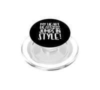 My Heart Beats and Jumps in Style PopSockets PopGrip pour MagSafe