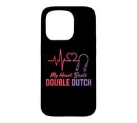My Heart Beats Corde à Sauter hollandaise Double Coque pour iPhone 15 Pro