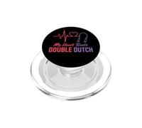My Heart Beats Corde à Sauter hollandaise Double PopSockets PopGrip pour MagSafe