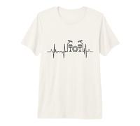 My Heart Beats for Drums Pulse Line T-Shirt Haut de Gamme