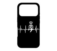 My Heart Beats for Flying Flight Instructor Heart Line Coque pour iPhone 17 Pro