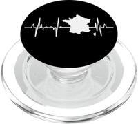 My Heart Beats for France French ECG PopSockets PopGrip pour MagSafe