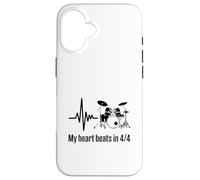 My Heart Beats in 4/4 Kit de Batterie Rythmique Coque pour iPhone 16