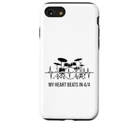 My Heart Beats in 4/4 Kit de Batterie Rythmique Coque pour iPhone SE (2020) / 7/8
