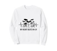 My Heart Beats in 4/4 Kit de Batterie Rythmique Sweatshirt