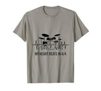 My Heart Beats in 4/4 Kit de Batterie Rythmique T-Shirt