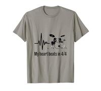 My Heart Beats in 4/4 Kit de Batterie Rythmique T-Shirt