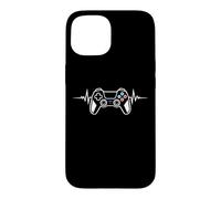 My Heart Beats Like A True Gamer with A Controller Coque pour iPhone 15