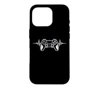 My Heart Beats Like A True Gamer with A Controller Coque pour iPhone 16 Pro