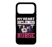 My Heart Belongs Nurse Funny Nursing Nurses Coque pour iPhone 17 Pro Max
