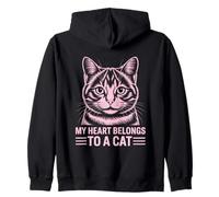 My Heart Belongs to A Cat Sweat à Capuche