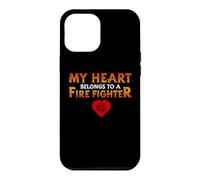 My Heart Belongs to A Firefighter Proud Firefighters for Dad Coque pour iPhone 12 Pro Max