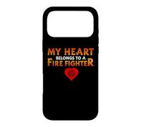 My Heart Belongs to A Firefighter Proud Firefighters for Dad Coque pour iPhone 17 Pro Max