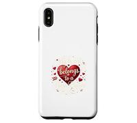 My Heart Belongs to Bass Player Musique Romantique Coque pour iPhone XS Max