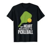 My Heart Belongs to Pickleball Joueur de pagaie - T-Shirt