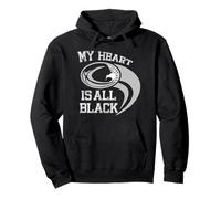 My Heart is all black - Rugby New Zealand Fan Sweat à Capuche