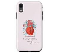 My Heart is & Always Will Be Yours Mème Citation de Jane Austen Coque pour iPhone XR