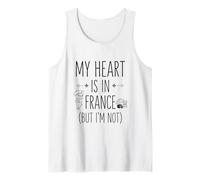My Heart is in France (mais Je ne suis Pas) - Souvenir français Débardeur