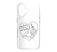 My Heart is in New York City Skyline Coque pour iPhone 17