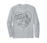 My Heart is in New York City Skyline Manche Longue