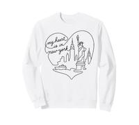 My Heart is in New York City Skyline Sweatshirt