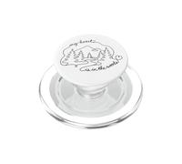 My Heart is in The Woods Forest Nature Enthusiast PopSockets PopGrip pour MagSafe