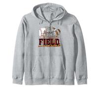 My Heart is on That Field Baseball Mère Femme Sport Sweat à Capuche