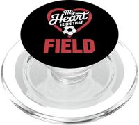My Heart is on That Field Football PopSockets PopGrip pour MagSafe