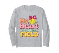 My Heart is on That Field, Funny Softball Saying Manche Longue
