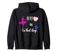 My Heart is on That Stage Danse Récital Dancing Mama Sweat à Capuche
