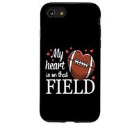 My Heart is on The Field Football Design Coque pour iPhone SE (2020) / 7/8